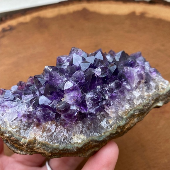 Genuine Amethyst Crystal Druzy Cluster - Picture 10 of 10